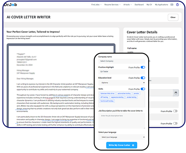 Generate Dr. Job’s AI Cover Letter