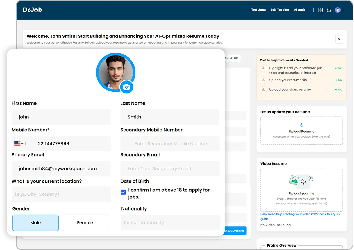 AI Resume Builder - Upload Resume