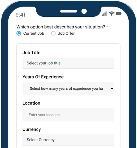 Dr. Job AI Salary Checker - Form